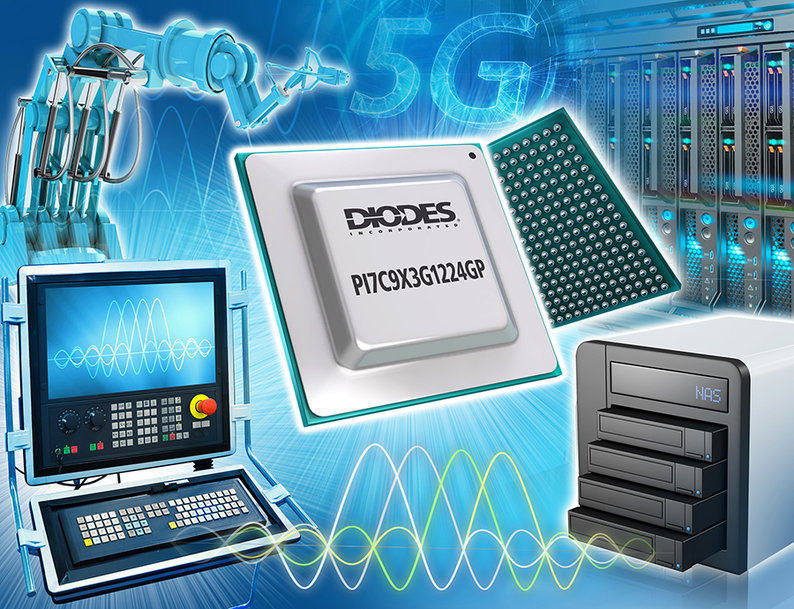 PCIe 3.0 Packet Switch from Diodes Incorporated Offers Fan-Out and Multi-Host Capabilities